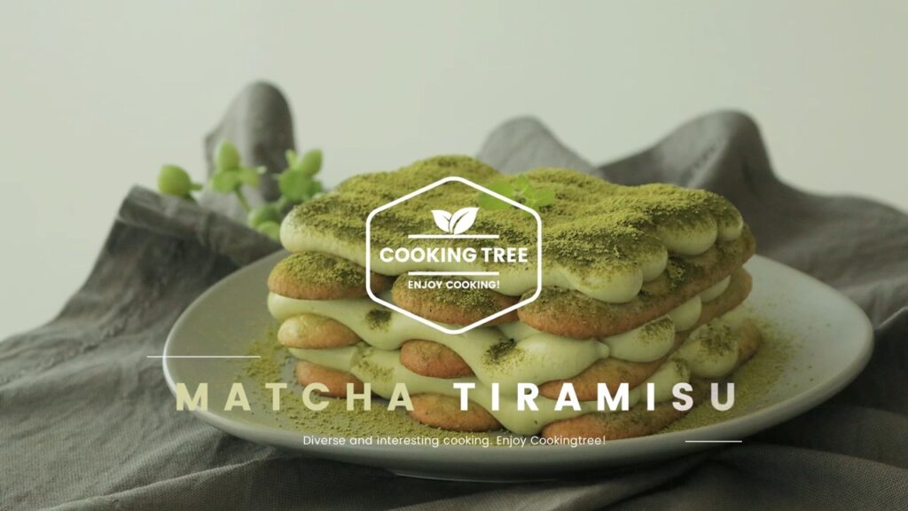 Lady finger and Green tea Matcha tiramisu Recipe Cooking tree