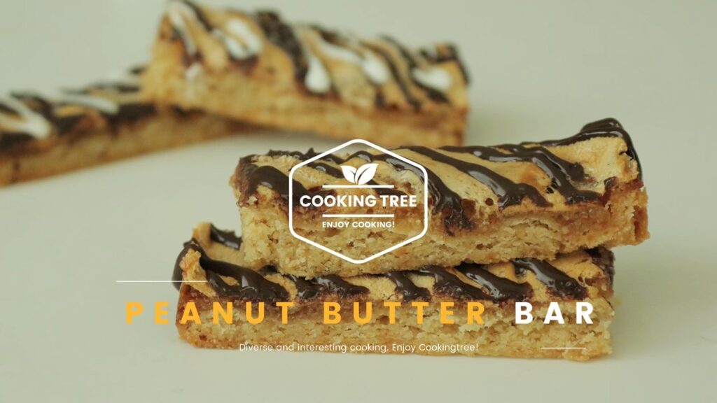Marshmallow Peanut butter Cookie bar Cooking tree