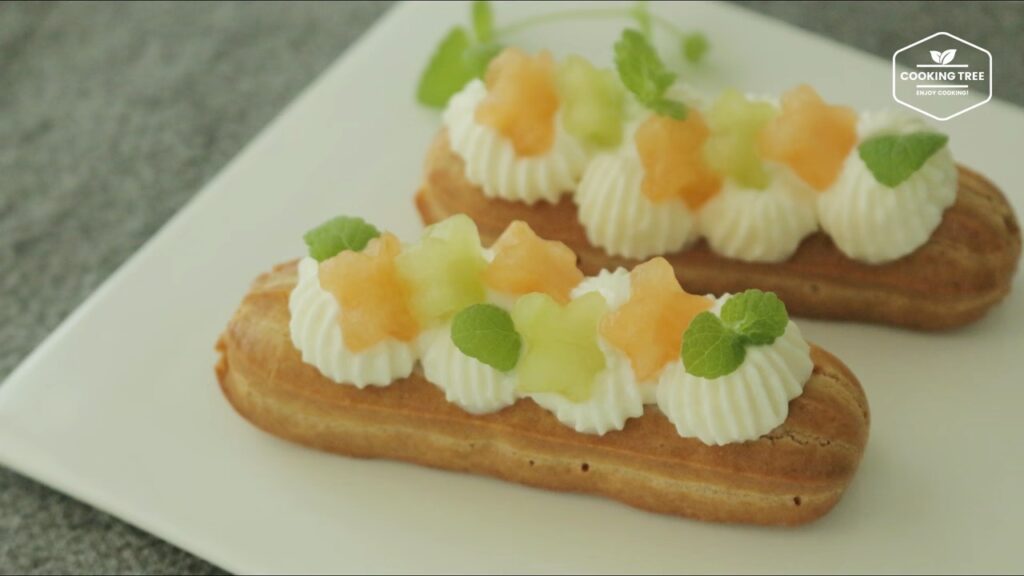 Melon Eclair Recipe Cooking tree