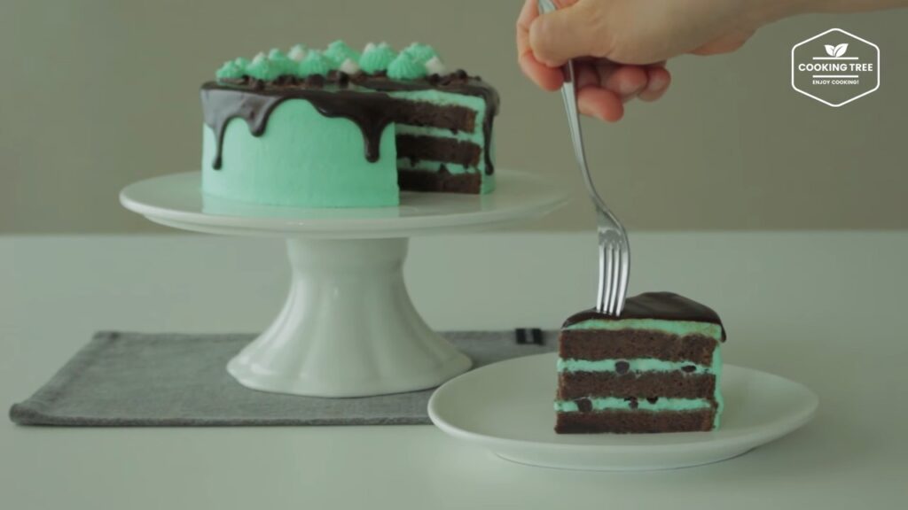 Mint chocolate cake Recipe Cooking tree