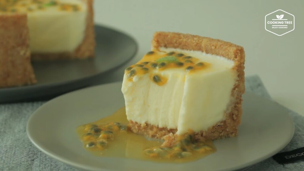 No Bake Passion fruit Cheesecake Recipe Cooking tree