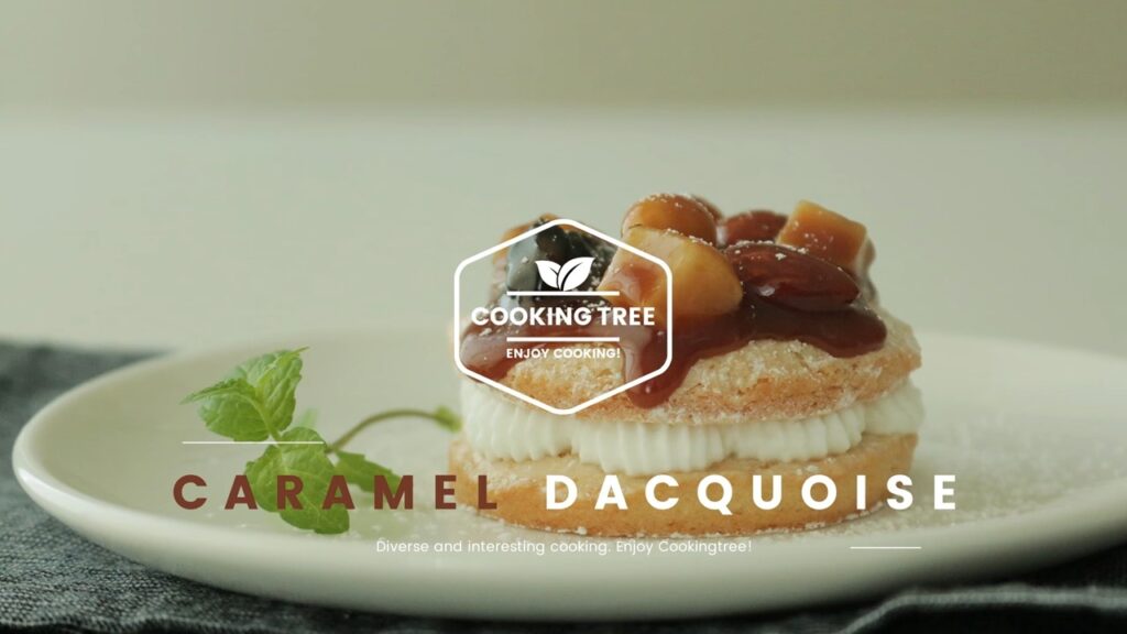Nuts Caramel Dacquoise Cooking tree