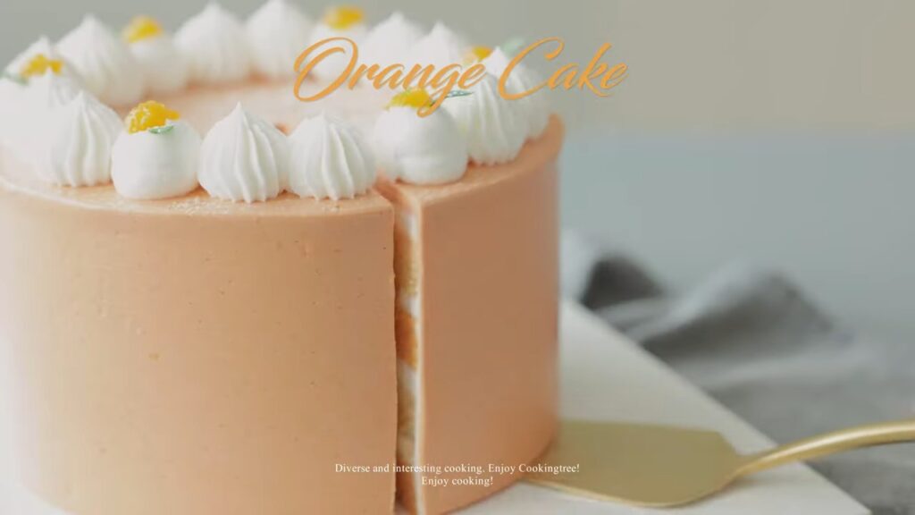 Orange Cake * Swiss Meringue Buttercream Cooking Tree