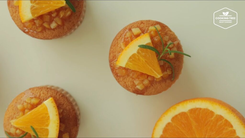 Orange Castella Cupcakes Recipe Cooking tree