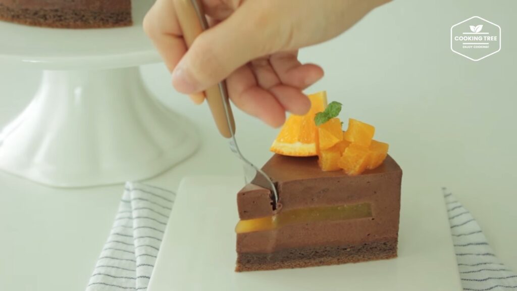 Orange chocolate mousse cake Recipe Cooking tree