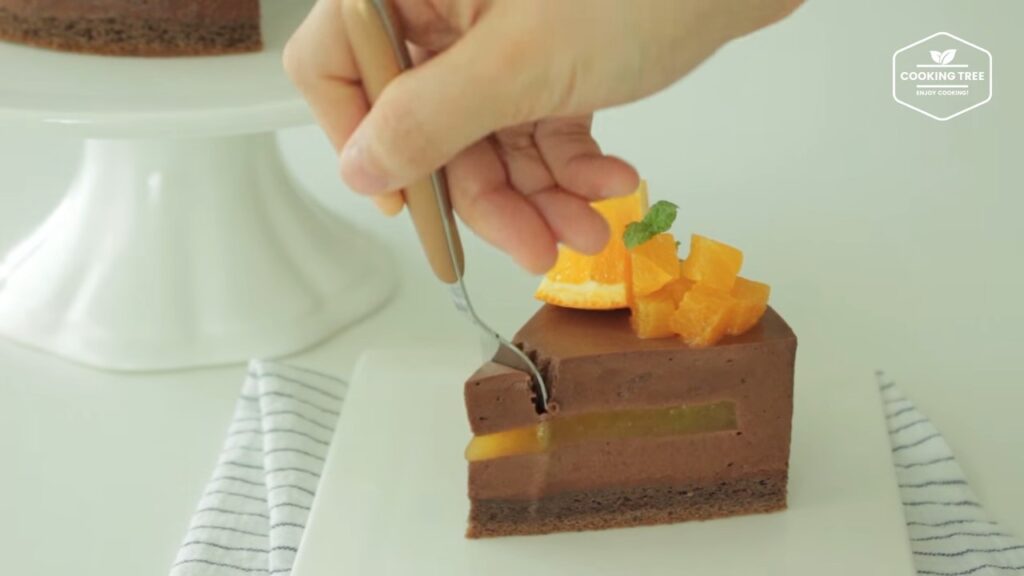 Orange chocolate mousse cake Recipe Cooking tree