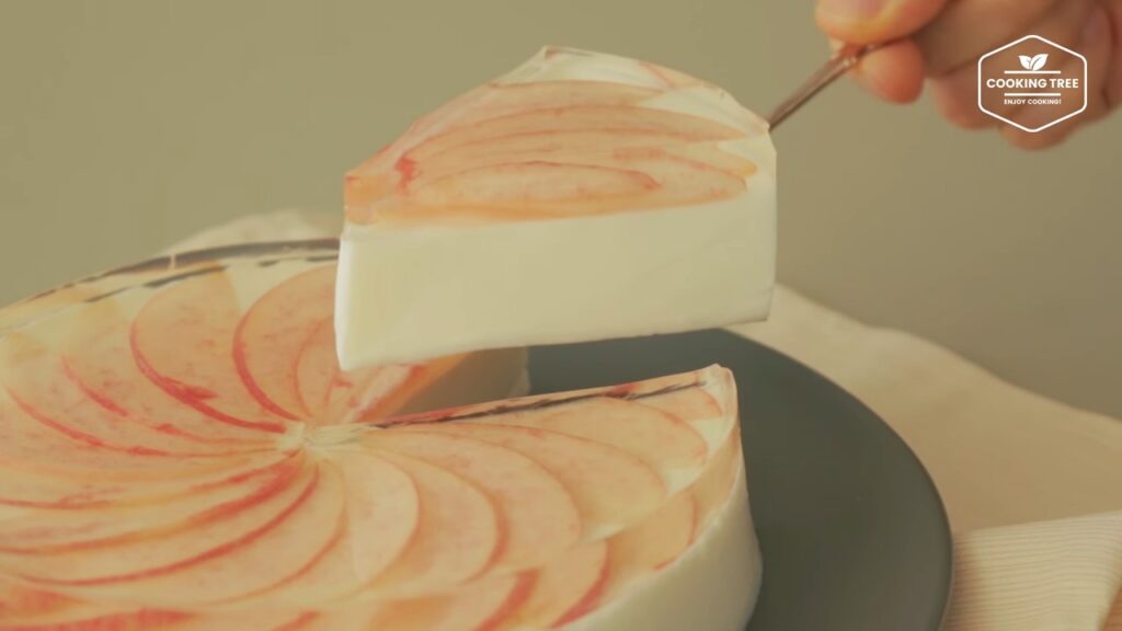 Peach panna cotta cake Recipe Cooking tree