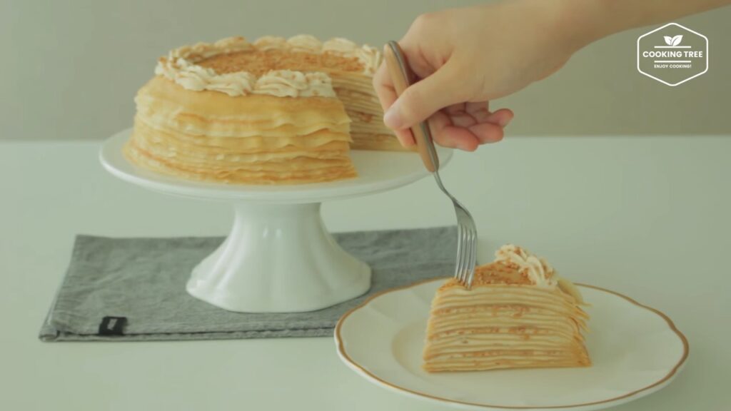 Peanut butter crepe cake Recipe Cooking tree