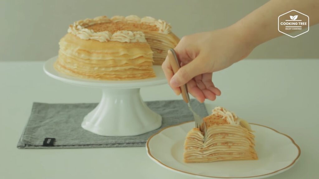Peanut butter crepe cake Recipe Cooking tree