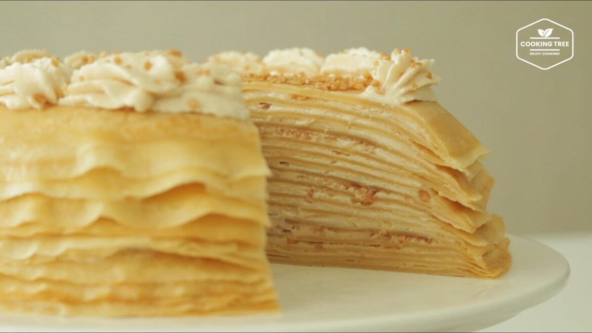 Peanut butter crepe cake Recipe Cooking tree