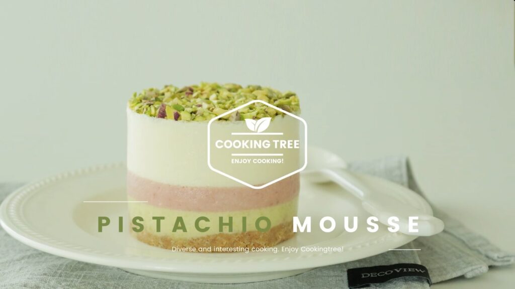 Pistachio cream cheese mousse cake Recipe Cooking tree