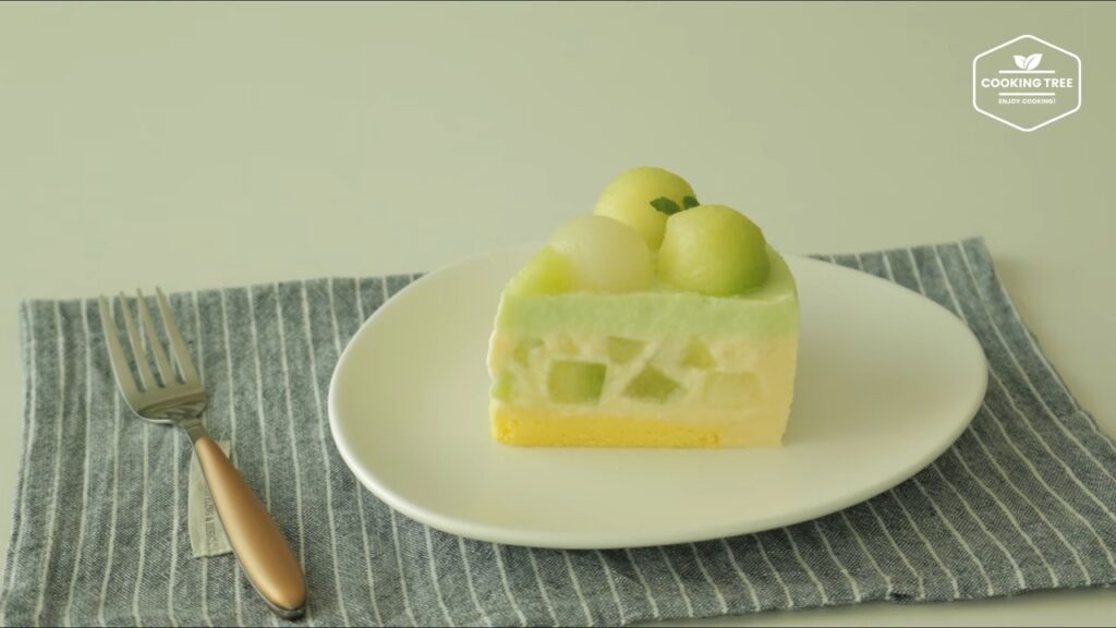REAL Melon mousse cake Recipe Cooking tree