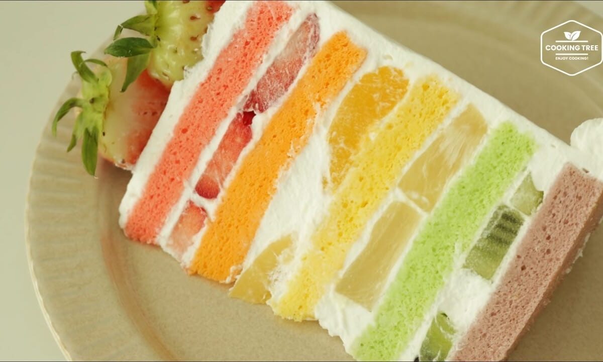 Rainbow-fruit-cake-Recipe- 