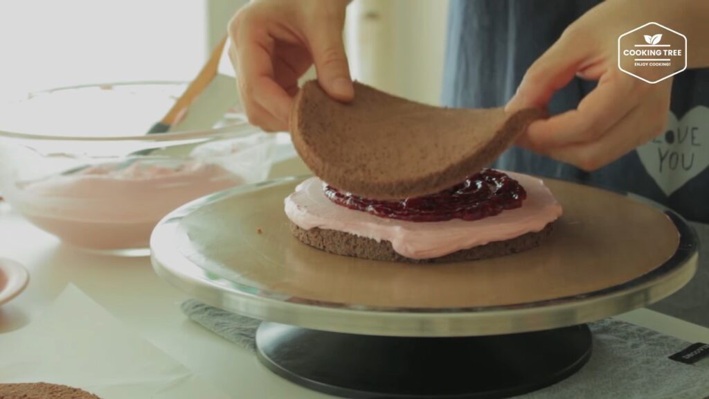 Raspberry chocolate cake Cooking tree