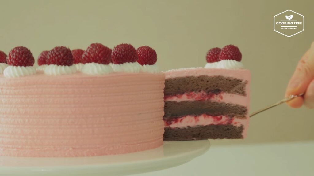 Raspberry chocolate cake Cooking tree