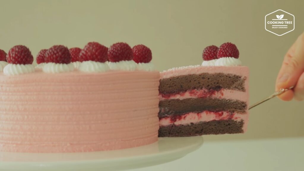 Raspberry chocolate cake Cooking tree