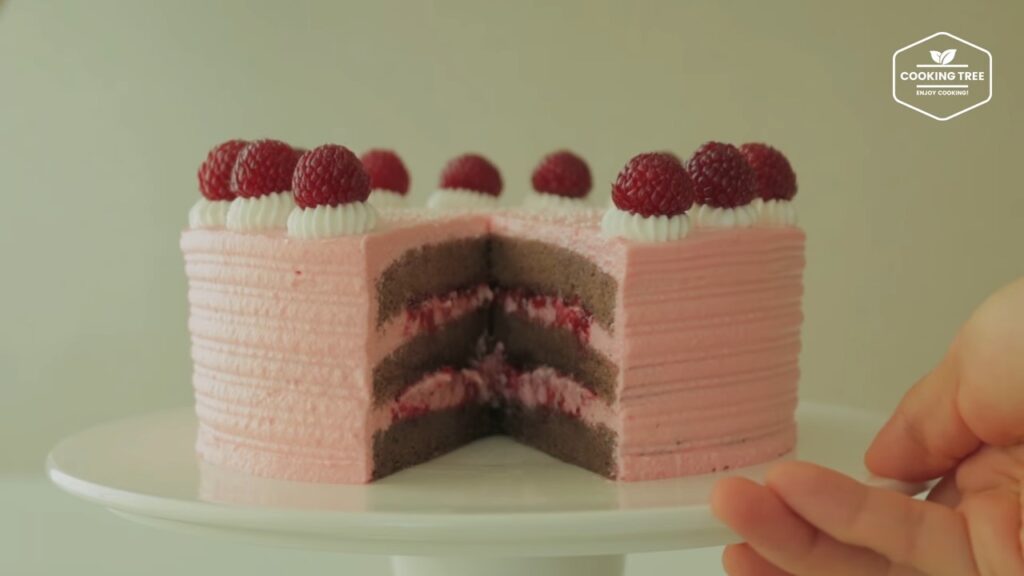 Raspberry chocolate cake Cooking tree