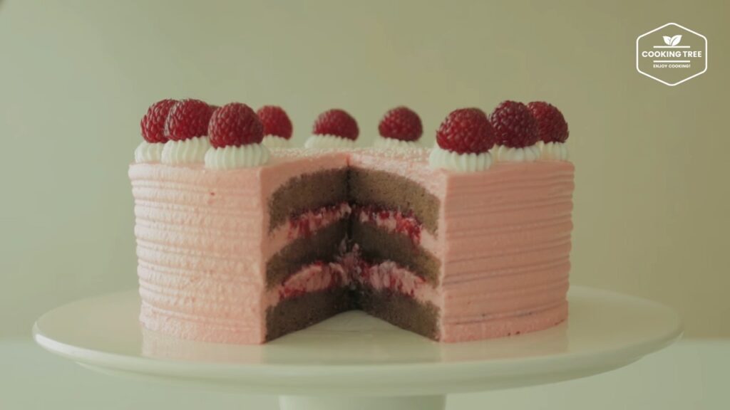 Raspberry chocolate cake Cooking tree