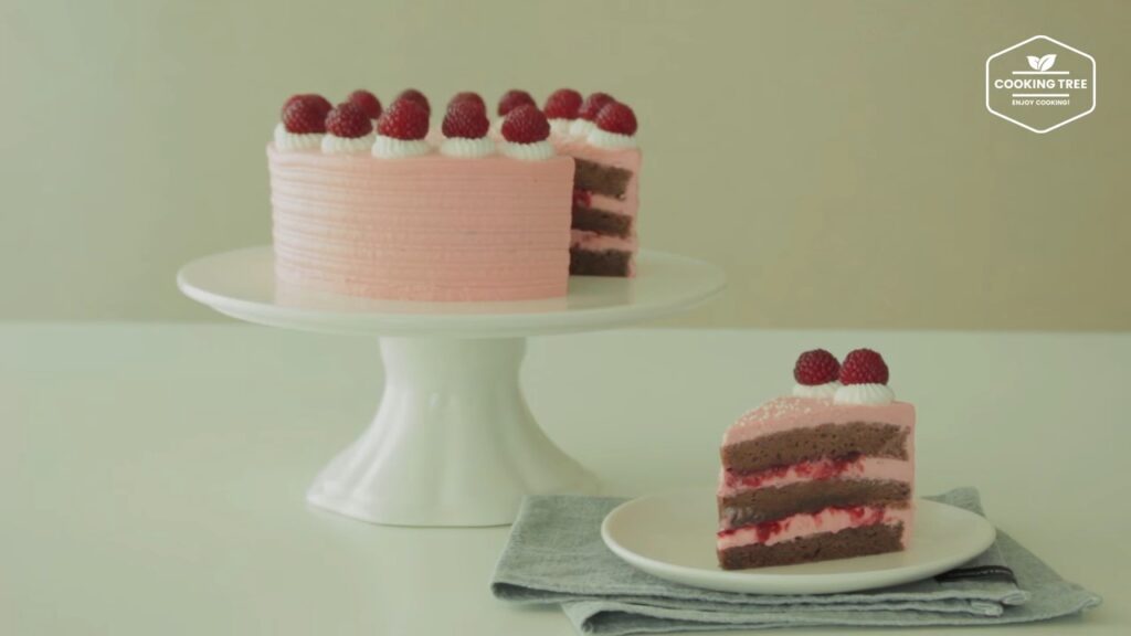 Raspberry chocolate cake Cooking tree