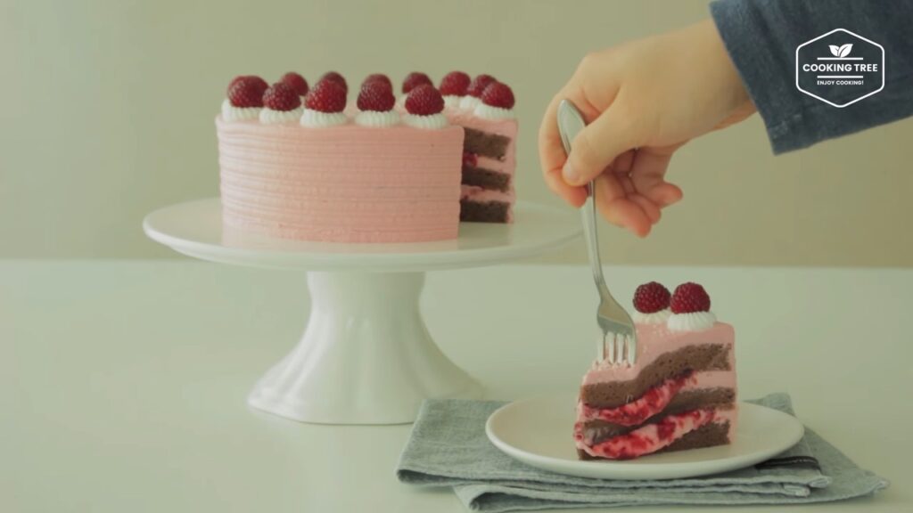 Raspberry chocolate cake Cooking tree