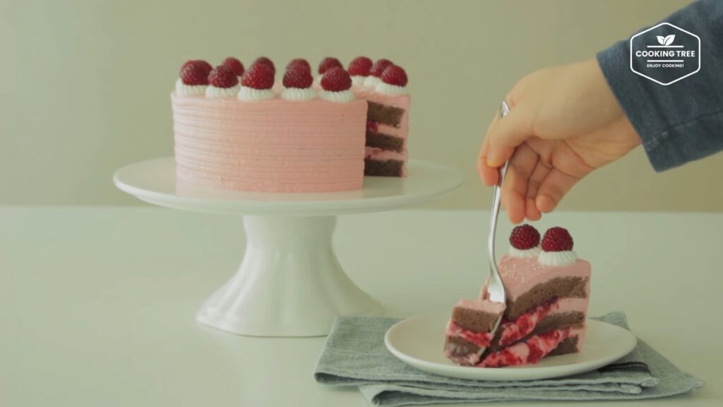 Raspberry chocolate cake Cooking tree