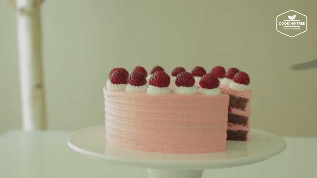 Raspberry chocolate cake Cooking tree