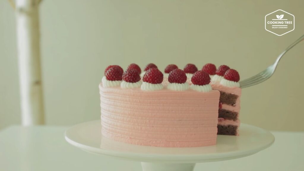 Raspberry chocolate cake Cooking tree
