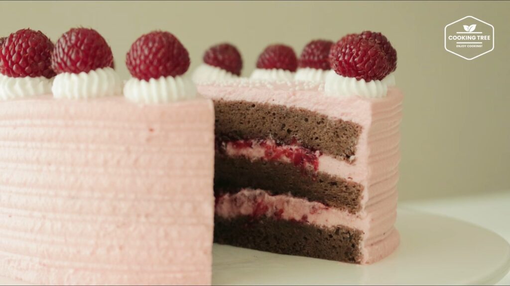 Raspberry chocolate cake Cooking tree