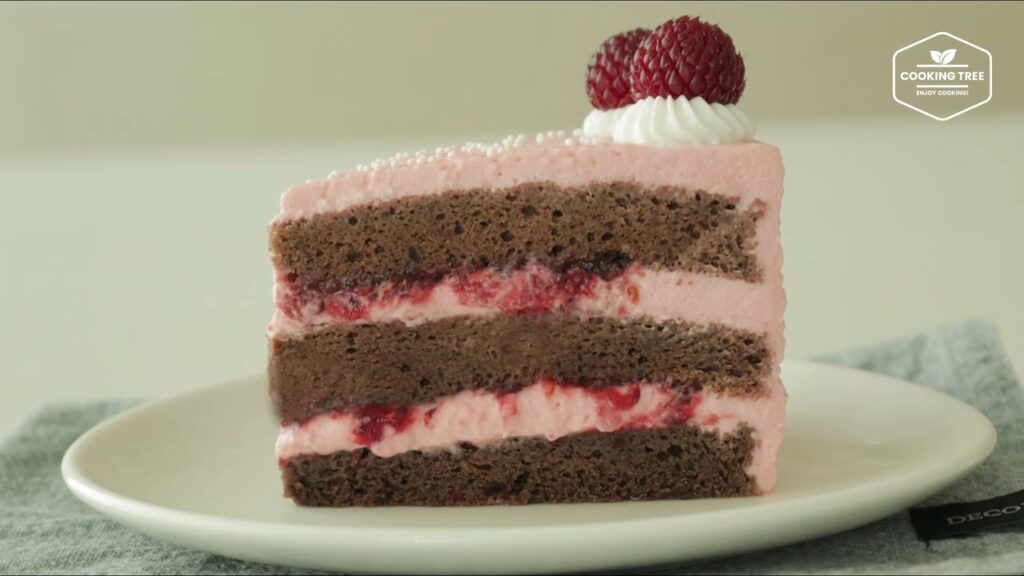 Raspberry chocolate cake Cooking tree