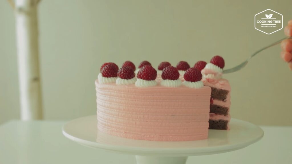 Raspberry chocolate cake Cooking tree