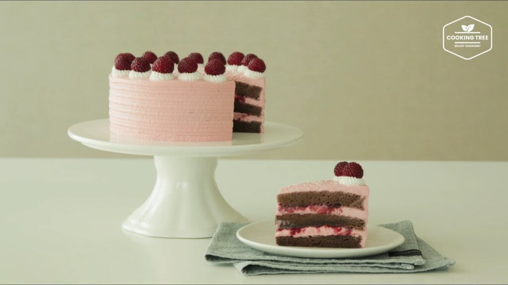 Raspberry chocolate cake Cooking tree