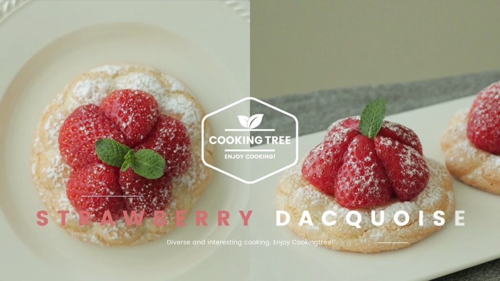 Strawberry Dacquoise Recipe Cooking tree