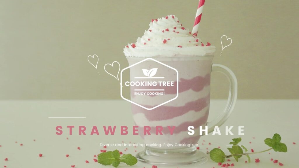 Strawberry milkshake Recipe Cooking tree