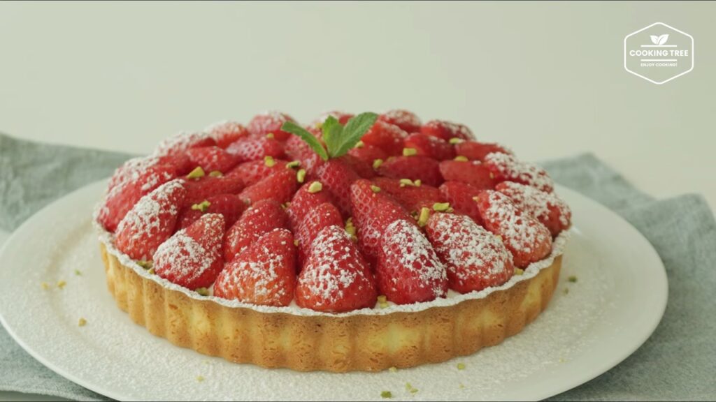 Strawberry tart Recipe Cooking tree