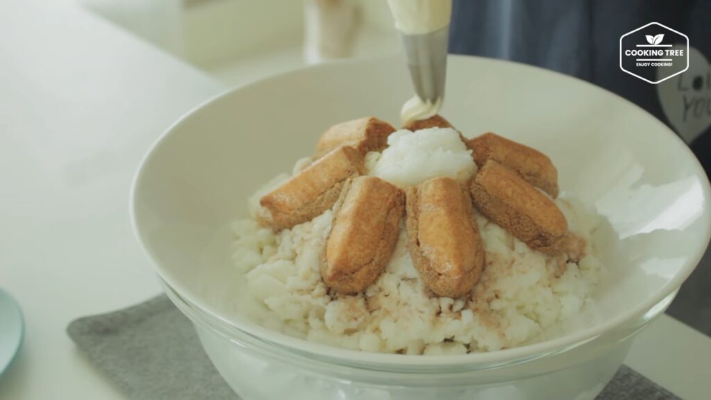 Tiramisu Shaved Ice Bingsu Recipe Cooking tree