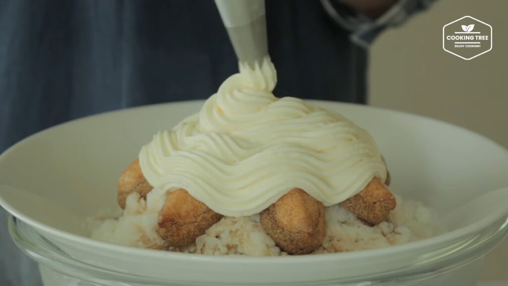 Tiramisu Shaved Ice Bingsu Recipe Cooking tree