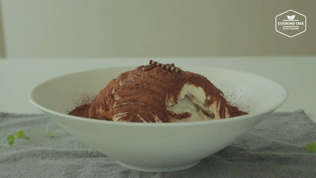 Tiramisu Shaved Ice Bingsu Recipe Cooking tree