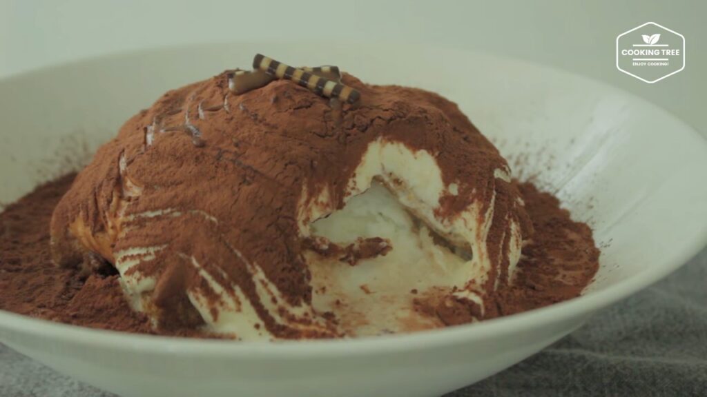 Tiramisu Shaved Ice Bingsu Recipe Cooking tree