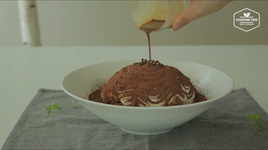 Tiramisu Shaved Ice Bingsu Recipe Cooking tree