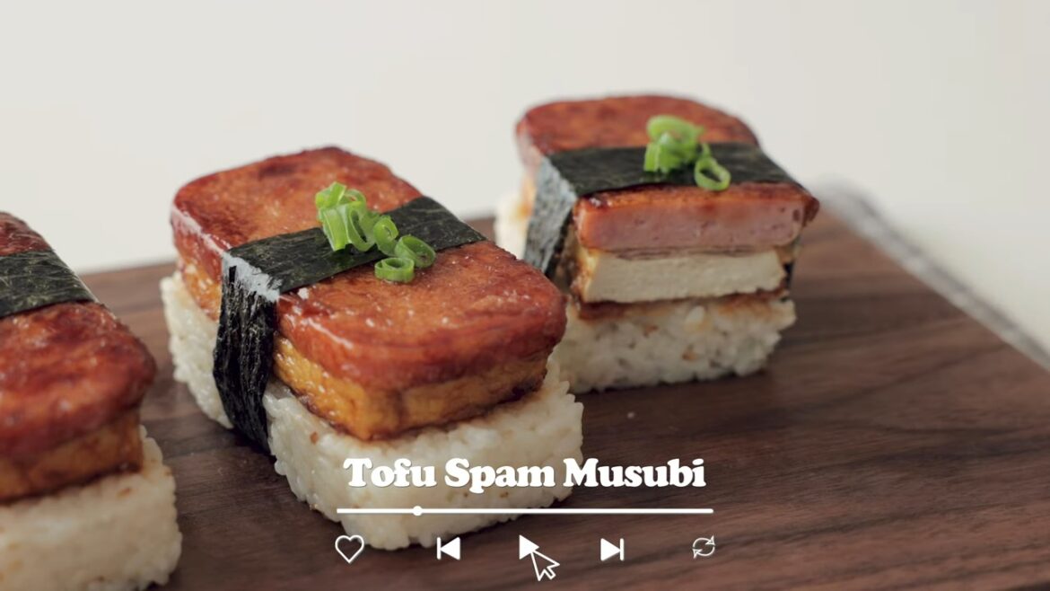 Tofu Spam Musubi Recipe Cooking Tree