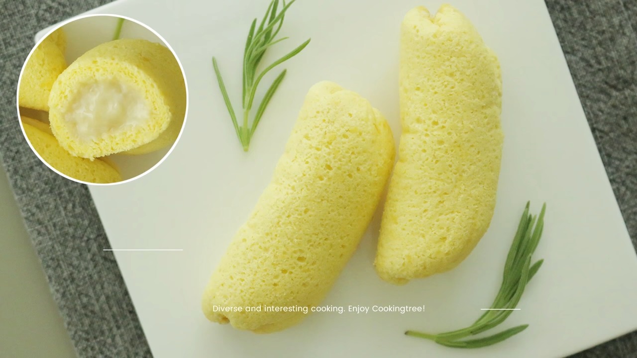 Tokyo Banana Recipe (Banana roll cake)