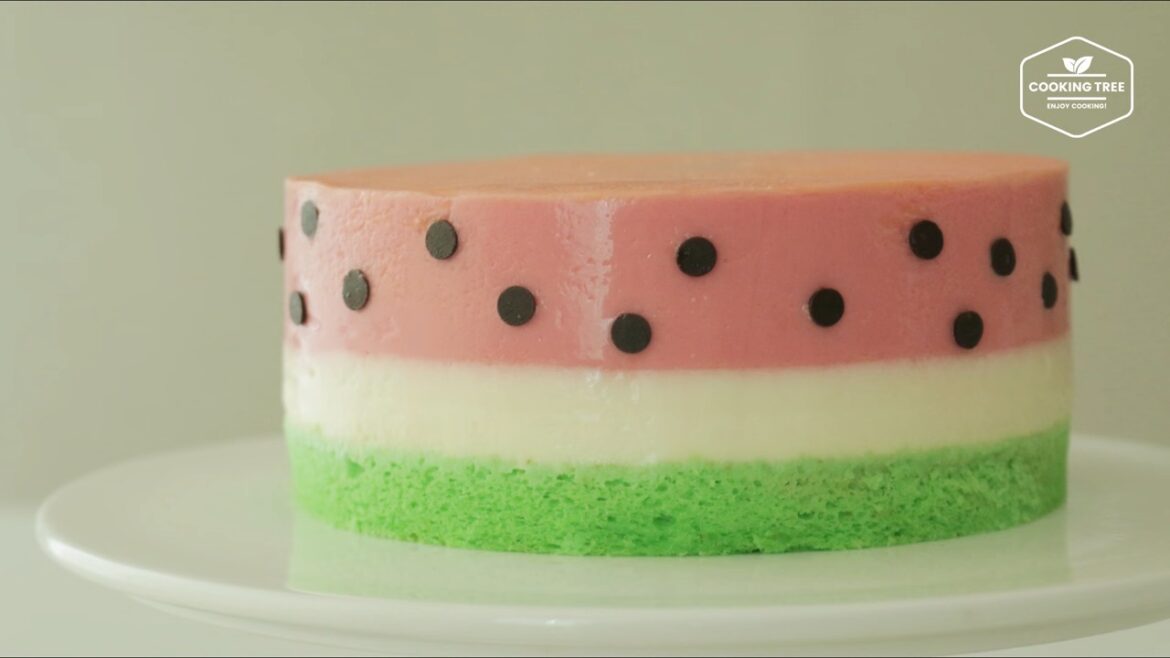 Watermelon Mousse Cake Recipe Cooking tree Watermelon Mousse Cake Recipe Cooking tree