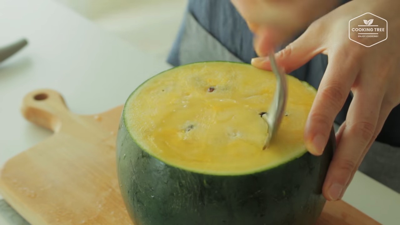 Yellow Watermelon Mousse cake Recipe