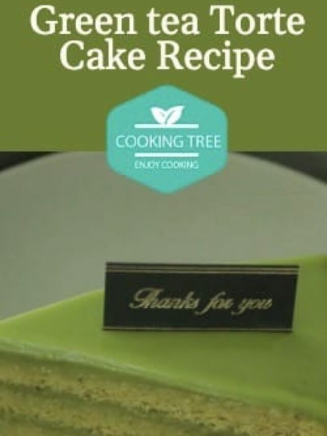 Green tea Torte Cake Recipe Cooking Tree