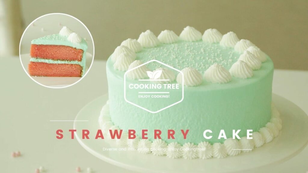 storybook visualStrawberry cake Recipe Cooking tree