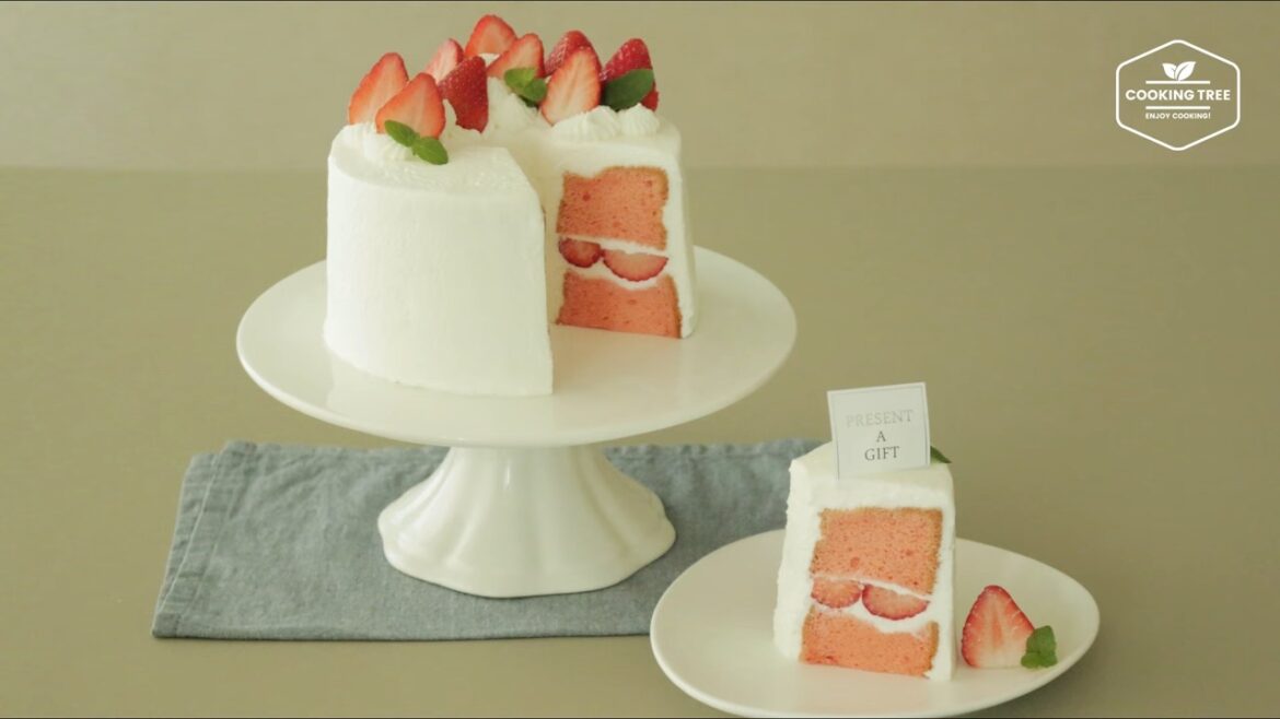 Strawberry Chiffon Cake Recipe Strawberry Chiffon Cake Recipe Cooking tree
