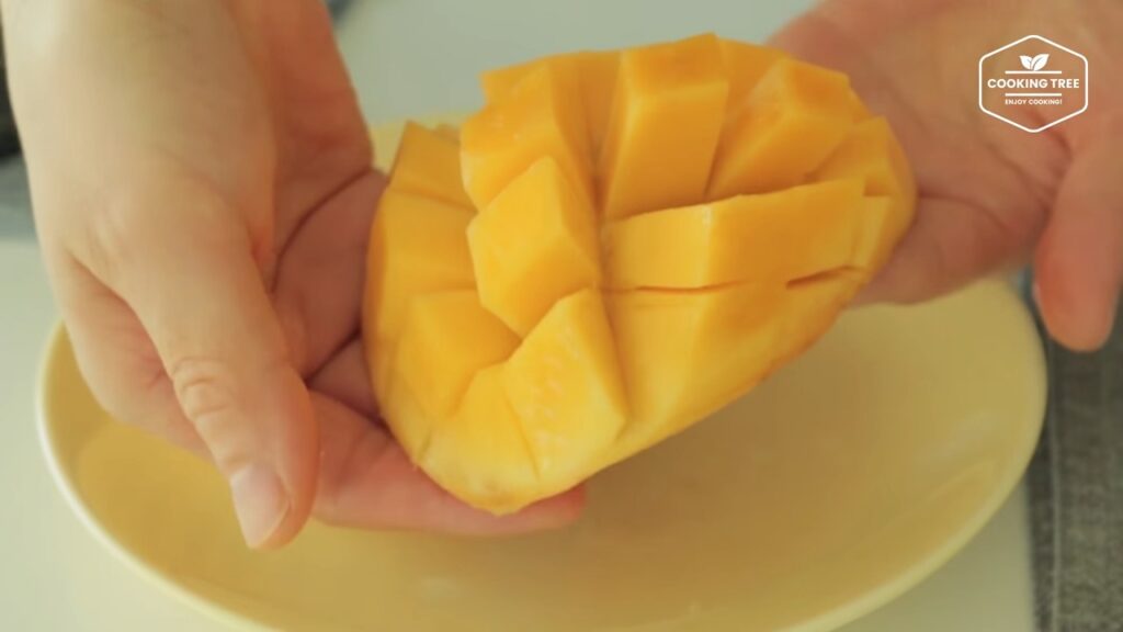 망고가 가득가득 망고 아이스크림 케이크 만들기 Mango ice cream cake Recipe Cooking tree 쿠킹트리 screenshot