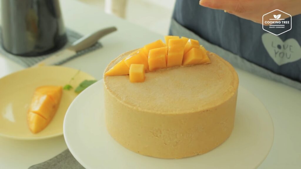 망고가 가득가득 망고 아이스크림 케이크 만들기 Mango ice cream cake Recipe Cooking tree 쿠킹트리 screenshot