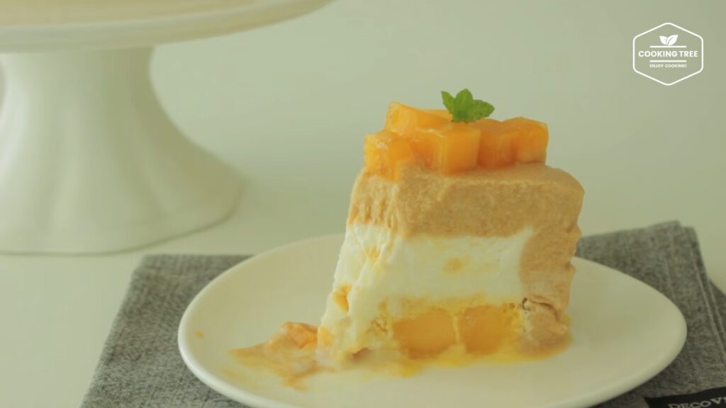 망고가 가득가득 망고 아이스크림 케이크 만들기 Mango ice cream cake Recipe Cooking tree 쿠킹트리 screenshot