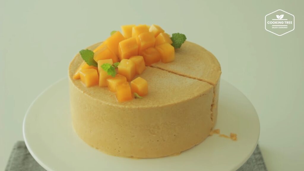 망고가 가득가득 망고 아이스크림 케이크 만들기 Mango ice cream cake Recipe Cooking tree 쿠킹트리 screenshot